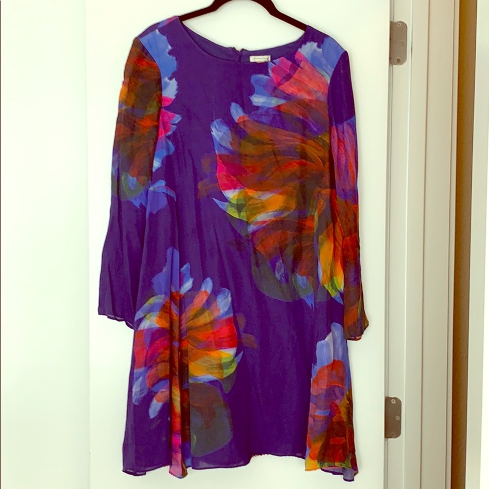 Watercolor Shift Dress from Anthropologie